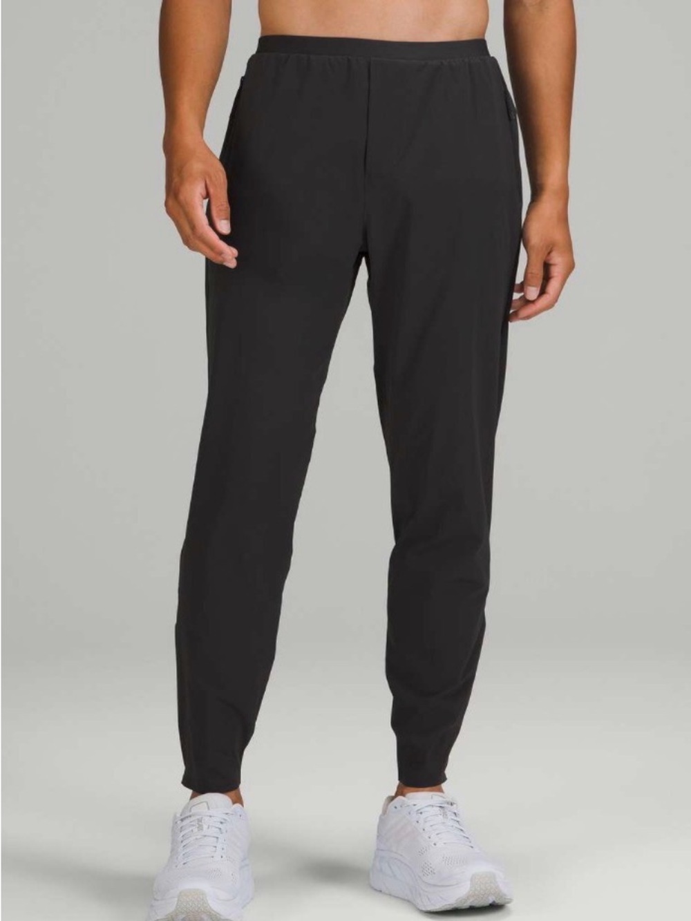 lululemon athletica Men’s Black Snap-Waist Joggers - Picture 9 of 16